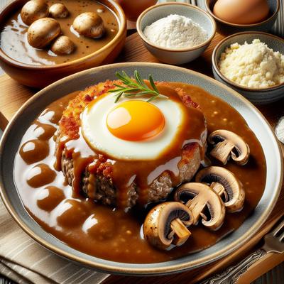 Image of Salisbury Steak Surprise with Ground Mushroom Gravy