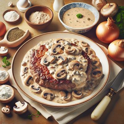 Image of Salisbury Steak with Mushroom Sauce