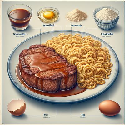 Image of Salisbury Steak with Noodles