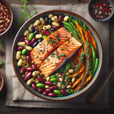 Image of Salmon and Bean Lunch Bowl