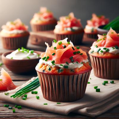 Image of Salmon and Chive Muffins