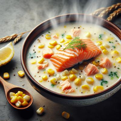 Image of Salmon and Corn Chowder