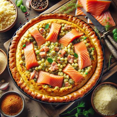 Image of Salmon and Couscous Pie