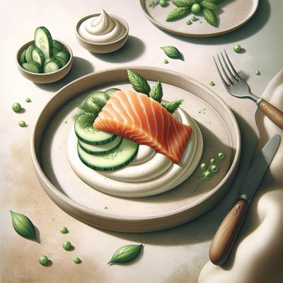 Image of Salmon and Cucumber Mousse