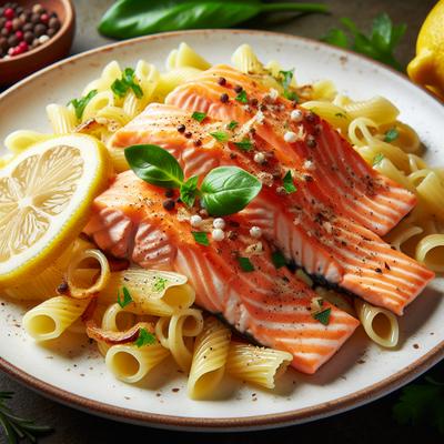 Image of Salmon and Lemon Pasta
