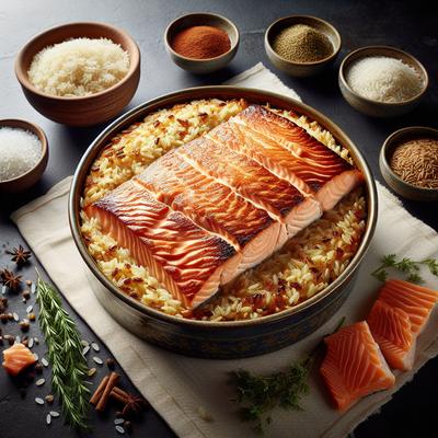 Image of Salmon and Rice Casserole