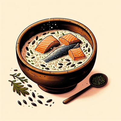 Image of Salmon and Wild Rice Chowder