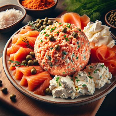 Image of Salmon Ball Spread
