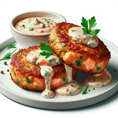 Image of Salmon Cakes with Remoulade