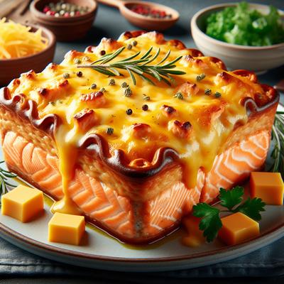 Image of Salmon Cheddar Bake
