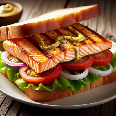 Image of Salmon Dijon Sandwich