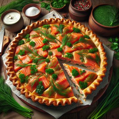 Image of Salmon Herb Pie