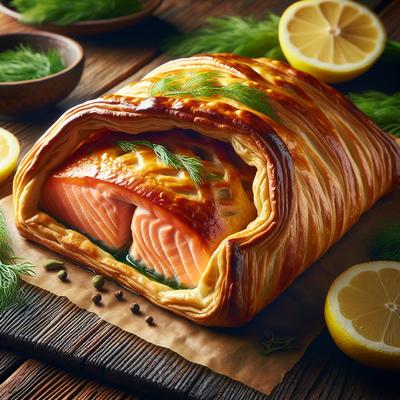 Image of Salmon in a Jacket Puff Pastry