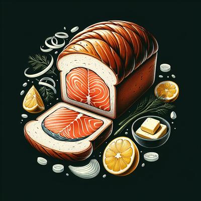 Image of Salmon in a Loaf