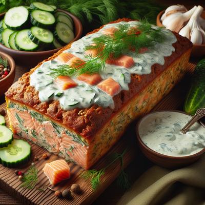 Image of Salmon Loaf with Cucumber Sauce