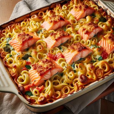 Image of Salmon Noodle Bake