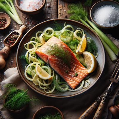 Image of Salmon on Fennel Salad