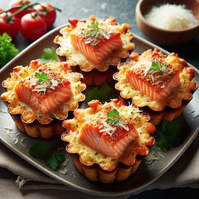 Image of Salmon Parmesan Cups
