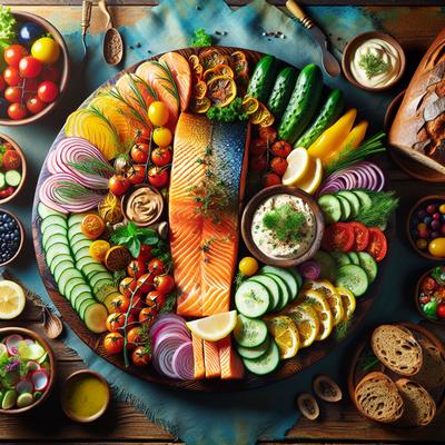 Image of Salmon Party Spread