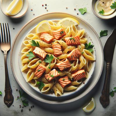 Image of Salmon Pasta for Two