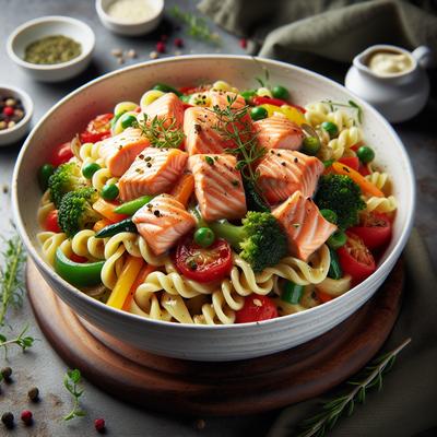 Image of Salmon Pasta Primavera