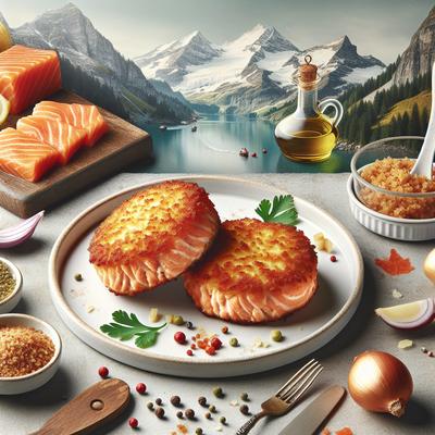 Image of Salmon Patties Swiss Style
