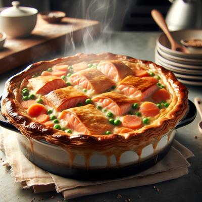Image of Salmon Pot Pie En Croute Sort of
