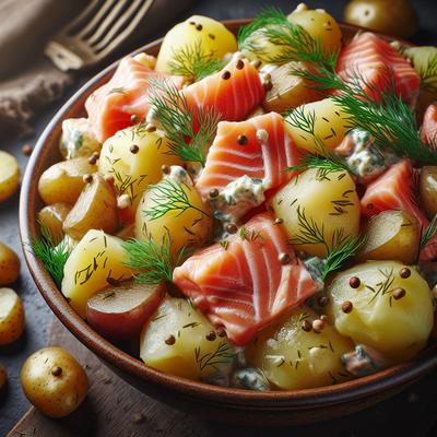Image of Salmon Potato Dill Salad