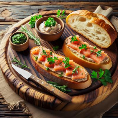 Image of Salmon Pt Bruschetta