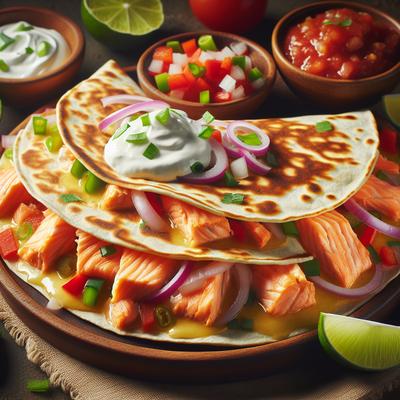 Image of Salmon Quesadillas