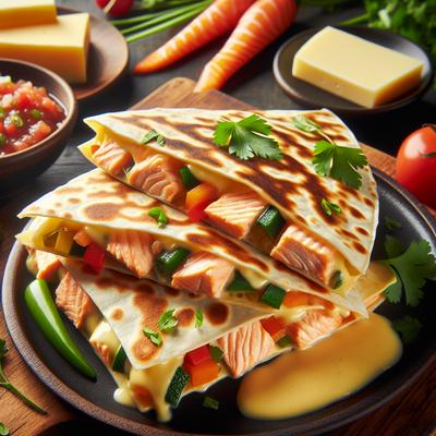 Image of Salmon Quesadillas Simple and Sooo Yummy