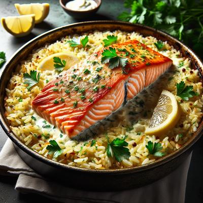 Image of Salmon Rice Bake