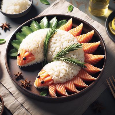 Image of Salmon Rice Porcupines