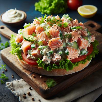 Image of Salmon Salad for Sandwiches