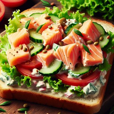 Image of Salmon Salad Sandwich Filling