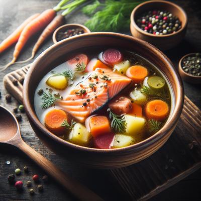 Image of Salmon Soup
