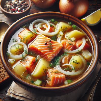 Image of Salmon Soup Oscar