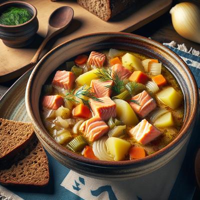 Image of Salmon Stew Scandinavian Style