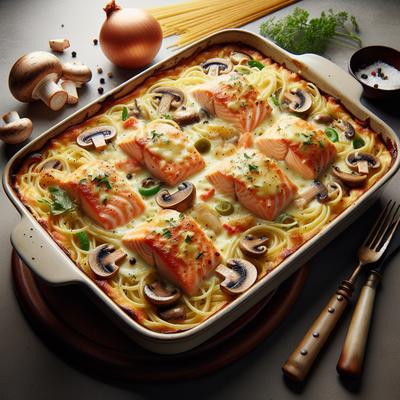 Image of Salmon Tetrazzini