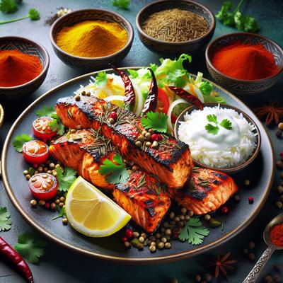 Image of Salmon Tikka
