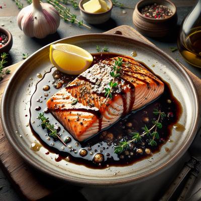 Image of Salmon W Merlot Sauce