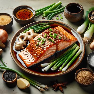Image of Salmon with Asian Glaze