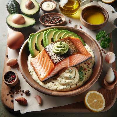 Image of Salmon with Avocado Mayonnaise