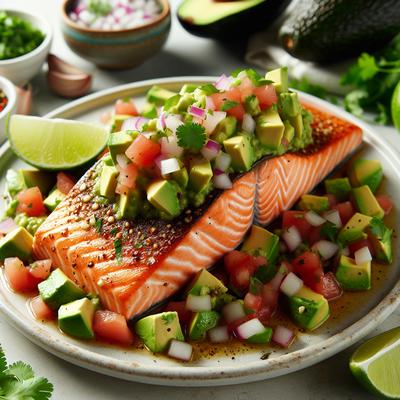 Image of Salmon with Avocado Salsa