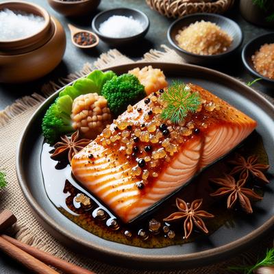 Image of Salmon with Brown Sugar Glaze