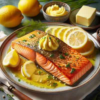 Image of Salmon with Irish Lemon Butter