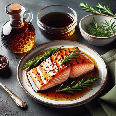 Image of Salmon with Maple Balsamic Glaze