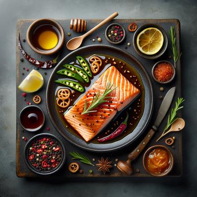 Image of Salmon with Maple Chipotle Sauce