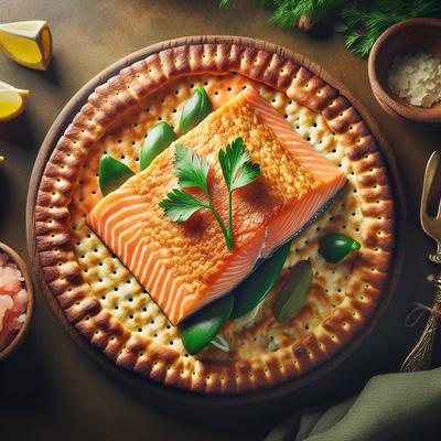 Image of Salmon with Matzo Crust