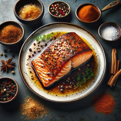 Image of Salmon with Sweet and Spicy Rub